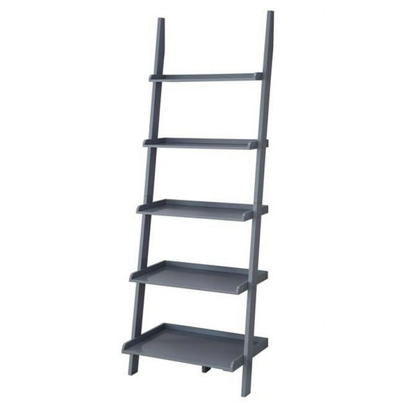 American Heritage 8043391GY Bookshelf Ladder, 72 x 14 x 24 in.