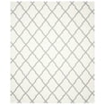 thumbnail image 2 of SAFAVIEH Dhurries Landon Geometric Area Rug, Ivory/Grey, 8' x 10', 2 of 5