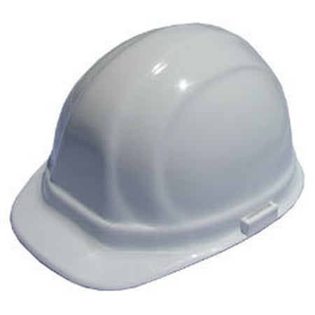 Inexpensive OSHA Hard Hats - Omega 2 Cap Style with pin lock suspensions - White
