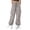 Grey, variant on WUANDIXFA Girls Cargo Pants 4-15 Years Girls Cargo Pants High Waisted Baggy Casual Trouser Kids Wide Leg Streetwear with Pocket,Green,14-15 Years