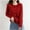 *Wine, variant on ClodeEU Women's Long Sleeves Crewneck Knitted Sweaters, Button Down Cardigan ,Soft Knit Tops Beige,Womens Plus L