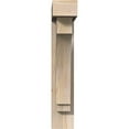 thumbnail image 2 of Ekena Millwork 5 1/2"W x 22"D x 30"H Imperial Block Smooth Bracket w/ Offset Brace, Douglas Fir, 2 of 25
