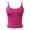 Hot Pink, variant on Xijirk Women Spaghetti Strap Crop Top Neck Ruched Slim Fit Tank Top for Daily Sports Casual Outdoor Wear,Hot Pink,L