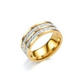 thumbnail image 1 of Anillo de mujer, adornos de joyería, decoración de mano, hermosos anillos románticos brillantes para mujer, accesorio de moda, decoración de Ropa, zapatos y accesorios Miscelánea Oro/2 capas Minnieouse AP015313-04, 1 of 6