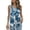 Blue-white, variant on Mengpipi Tank Top for Women Summer Pleated Loose Casual Sleeveless Tunic Tops , 02 Floral Pink-L(US 12-14)