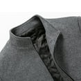 thumbnail image 4 of Vedolay Jackets for Men Casual Hooded Full Zipper Active Jacket Clothes Grey,L, 4 of 4