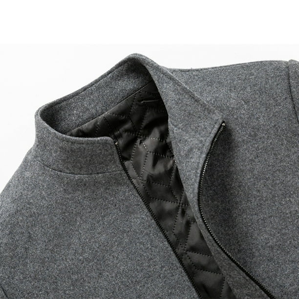 snowsong Mens Autumn And Winter Woolen Jacket Woolen Coat Short