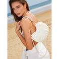 thumbnail image 3 of JKCCZLL Handwoven Seashell Hobo Bags Women Crochet Summer Beach Bag Boho Knitted Evening Clutch Purses Hobo Crossbody Shoulder Bag,Blue,1, 3 of 9