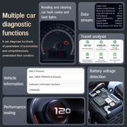 Car OBD2 Scanner, Bluetooth Car Code Readers & Scan Tools for iOS & Android, Wireless Auto Diagnostic Scan Tool to Check Engine & Fix All Most Cars & Vehicles, Bluetooth 5.4
