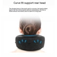 thumbnail image 4 of Almohada de viaje para el cuello, almohada con soporte para la barbilla, espuma viscoelástica pura ajustable, nuevo diseño ergonómico, suave, la mejor almohada envolvente para el cuello comp, 4 of 5