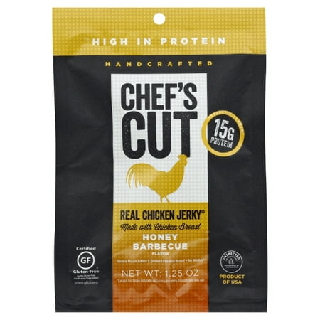 Chef's Cut Real Jerky Real Chicken Jerky Honey Barbecue - 1.25