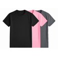 thumbnail image 1 of Pack 3 Playeras Deportivas Mujer Cuello Redondo,Black Pink Grey,L, 1 of 7