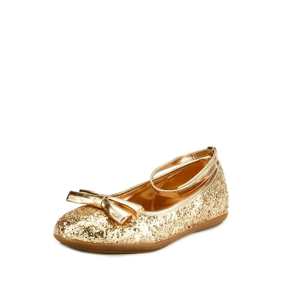The Doll Maker Metallic Glitter Strap Flat Shoes - TD1511115A-13