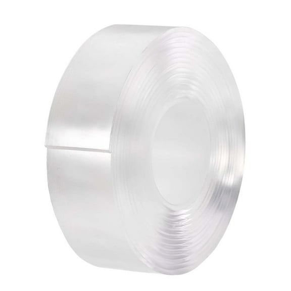 Uxcell 1-3/16 Inch x 9.5Ft Heat Resistant 0.08 Inch Thickness Clear Film Acrylic Double Sided Adhesive Tape