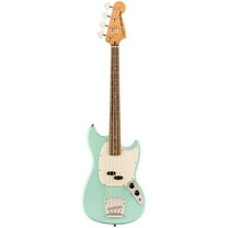 Squier Classic Vibe '60s Mustang Fretted 4-String Solid Body Bass Guitars (Surf Green)