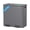 Gray, variant on 2 Pack Dual Compartment Trash Can and Recycling Bin Combo 26 Gallon 2×13 Gal Stainless Steel Rectangular Pedal Step-On Soft-Close Lid Odor Seal Black