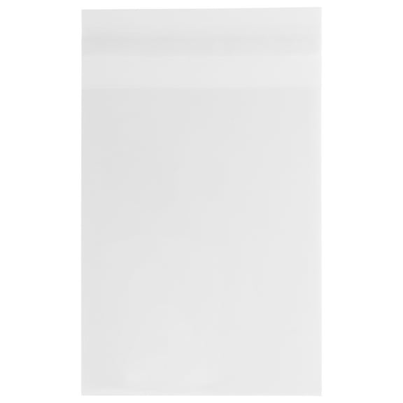 JAM Paper A2 Cello Sleeves, 4 5/8 x 5 7/8, Clear, 100/Pack, Peel & Seal