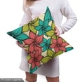 thumbnail image 5 of Ambesonne Floral Fabric by the Yard Upholstery, Exotic Flowers Aloha Summer, 1 Yard, Multicolor, 5 of 5