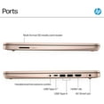 thumbnail image 6 of HP 14 inch HD Laptop computer Intel Processor N150 128GB RAM 4GB UFS WiFi 6 Bluetooth 5.4 Type-C HDMI Windows 11 Pro Rose Gold, 6 of 7