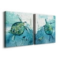 thumbnail image 2 of Island Swim I - Premium Gallery Wrapped Canvas - Ready to Hang Set of 2 - 32 x 32 Each, 2 of 6