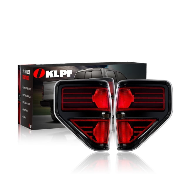 Luz trasera de freno trasero OKLPF compatible con Ford F150 09-14