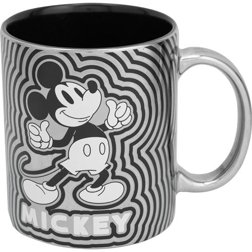 Taza de ceramica Mickey Mouse Metalizado capacidad 320 ml