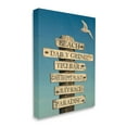 thumbnail image 3 of Stupell Industries Funny Beach Directions Sign Animals & Insects Painting Gallery Wrapped Canvas Print Wall Art, 24 x 30, 3 of 7