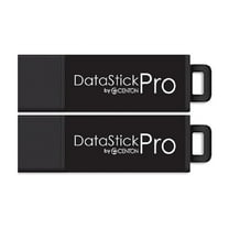 Centon Datastick Pro 512GB USB 3.2 Type A Flash Drive Black 2/Pack (C1-U3P6-512G-2)