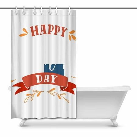 Pop Happy Fathers Day Bathroom Shower Curtain 48x72 Inch Walmart