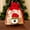C, variant on Noothes Reusable Christmas Gift Bags with 3D Santa Snowman Reindeer Designs, Festive Fabric Holiday Candy Bags for Christmas Party Gift Packaging