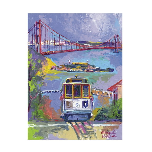Trademark Fine Art Richard Wallich San Francisco 2 Canvas Wall Art - 14x19