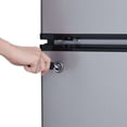 thumbnail image 4 of Frigobar Compacto 2 Puertas MIDEA 3.4 Pies Cúbicos Puerta Revesible Llave de Seguridad Lake Silver, 4 of 7
