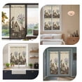thumbnail image 7 of Vintage Flowers Window Privacy Film, Birds Retro Art Elegant Farmhouse Rustic Static Cling UV Sun Blocking Heat Control Window Tint Day and Night, Non-Adhesive One Way Privacy Cover 17.7''x39.3'', 7 of 7