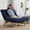 Blue, variant on EHANCIS Oversized Cloud Lounge Chair for Adults, Big Comfy Reading Chair with Solid Wood Frame, 41" Extra Wide Accent Chair for Bedroom Dorm, Washable Corduroy Cushion Turns into Bed,Gray