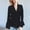 Black, variant on Holzkary Women's Long Bell Sleeve Tops Ruffle Blouse for Work Dressy Casual Work Tunic Shirts Clothes 2025 Fashion V Neck Drilling Solid Color Long Sleeve Blouses Light Weight Work Shirts Black L