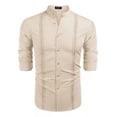 thumbnail image 1 of Camisas Casual Guayabera Cubana Para Hombre Manga Larga, 1 of 7