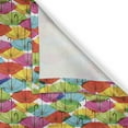thumbnail image 4 of Ambesonne Colorful Valance Pack of 2, Vivid Umbrella, 42"X12", Multicolor, 4 of 5