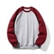 thumbnail image 1 of Blusas y camisas de manga larga con cuello redondo y detalles deportivos para hombre, sudadera con cuello redondo y manga larga, sudadera con capucha lisa, blusa de algodón para hombre, 1 of 5