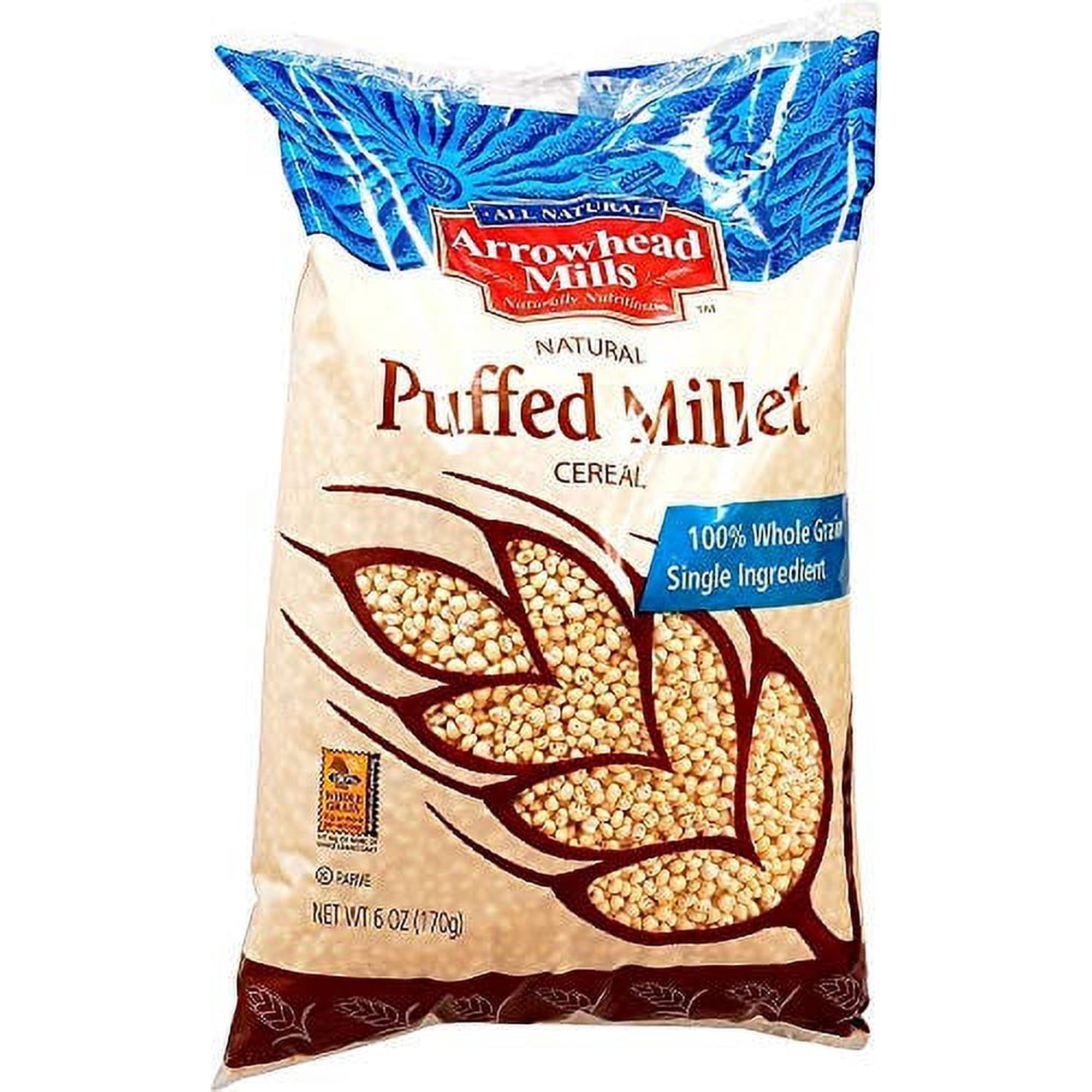 Arrowhead Mills Cereal Puffed Millet-6 oz (Pack of 2)