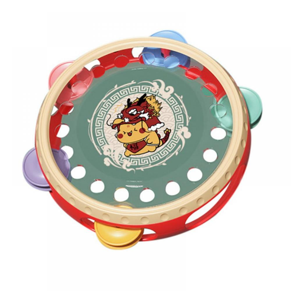 Tambourine Drum 6 inch Bell Jingles Hand Drum Percussion Musical