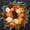 Pumpkin, variant on 24 " Fall Wreath for Front Door, Autumn Wreath with Artificial Apples, Dahlias & Sunflowers, Leaves & Berries, Outdoor/ Indoor Thanksgiving Decor for Home