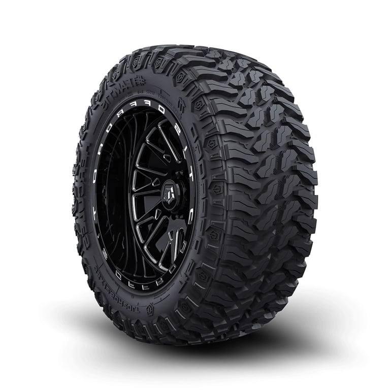 Set Of 4 Red Dirt Road RD-9 R/T Tires – 35x12.50R20, Load Range E, Rugged Terrain (LT35x12.50R20)