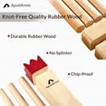 thumbnail image 2 of ApudArmis Kubb Viking Chess Outdoor Clash Toss Yard Game con estuche de transporte - Juego de juegos de goma de madera para patio trasero para adolescentes, adultos y familia, 2 of 5