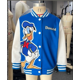 thumbnail image 1 of Disney Disney Mickey y sus amigos Chaqueta bomber ligera para niñas de edad preescolar o niños, con estampado de letras y bloques de color, 1 of 2