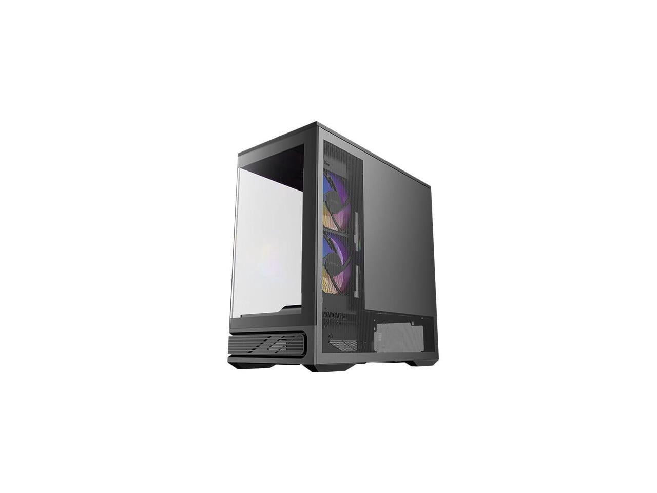 Antec C2M ARGB, Compact MicroATX Case, Panoramic Tempered Glass, High Airflow, 3 PWM ARGB Fans Included, Support 360mm Radiator & 415mm GPU, Type-C 10Gbps, Tool-Free Design