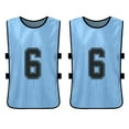thumbnail image 5 of Youth Sports Scrimmage Jerseys 12 PCS Distinguishable Colors Open Side for Comfort, 5 of 7