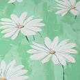 thumbnail image 6 of Fenyluxe  Round Tablecloth, Waterproof, Elastic Edge, Backing, Plastic Table Cloth Fit Round Tables for Patio, Picnic, Outdoor, Green Daisy 31-35, 6 of 8