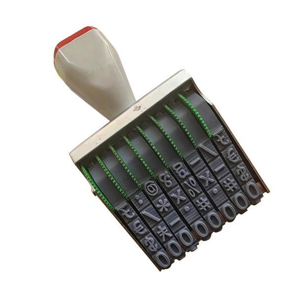Multifunctional Number Stamp Business Stamp Office Stamp 0-9 Adjustable Changeable Number Stamp Number Stamp
