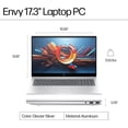 thumbnail image 5 of HP Envy 17.3" Touchscreen Laptop Computer, 16:10 FHD Display, Intel Core Ultra 7 155H, 64GB DDR5 RAM, 2TB SSD, Wi-Fi 7, Backlit KB, Numeric Keypad, Windows 11 Pro, 5 of 8