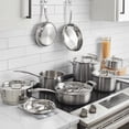 thumbnail image 2 of Cuisinart MultiClad Pro Triple Ply Stainless Cookware 12 Piece Set, 2 of 6